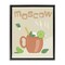 Stupell Industries Moscow Mule Typography Framed Floater Canvas Wall Art Design by Anna Quach